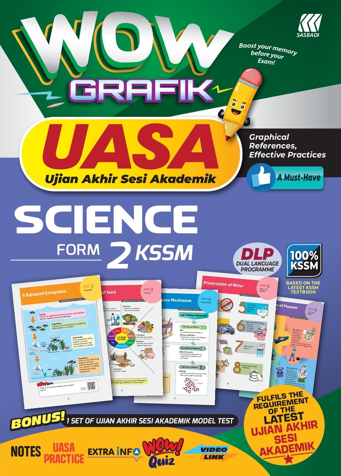 WOW GRAFIK UASA KSSM SCIENCE FORM 2 Cover